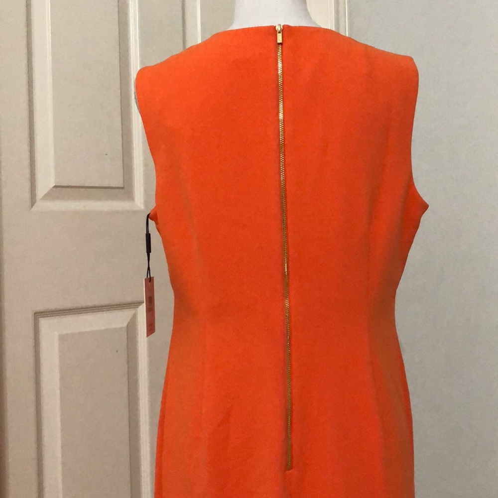 Calvin Klein Laddered Scuba Sheath Dress - Picture 8 of 8